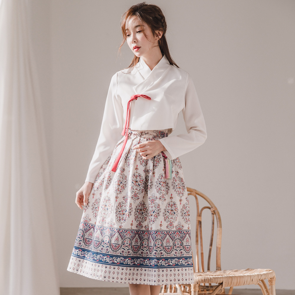 아리수 저고리 생활한복 개량 계량 퓨전 반티