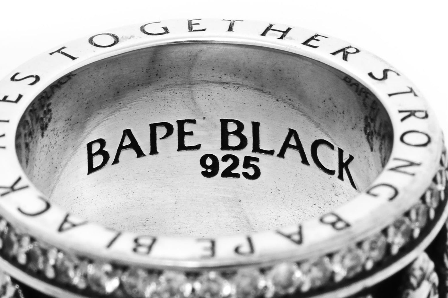 베이프 반지 BAPE BLACK RING 1 1K70-182-330 - 상세 이미지 5