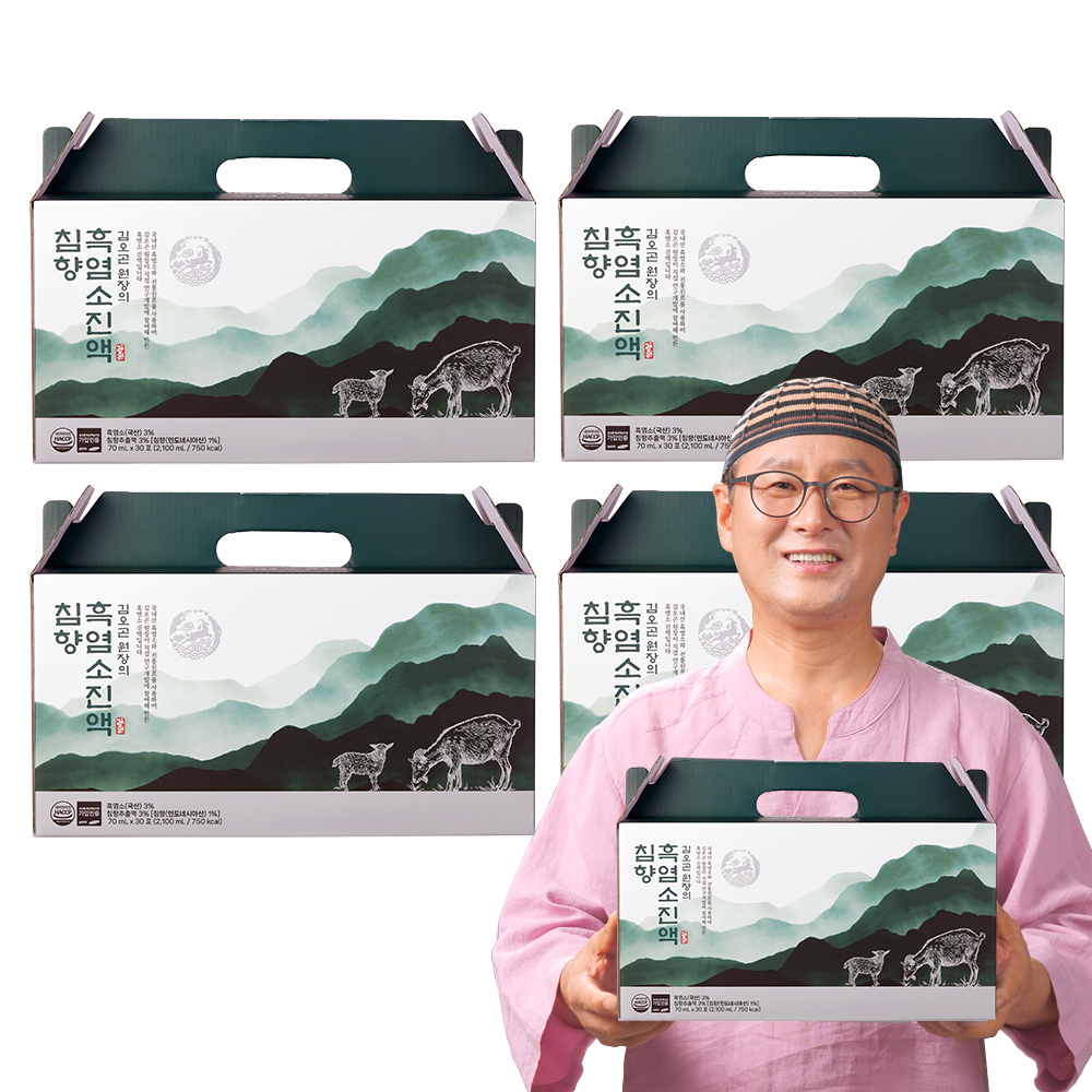 김오곤원장의 흑염소 진액 침향 30포, 4개