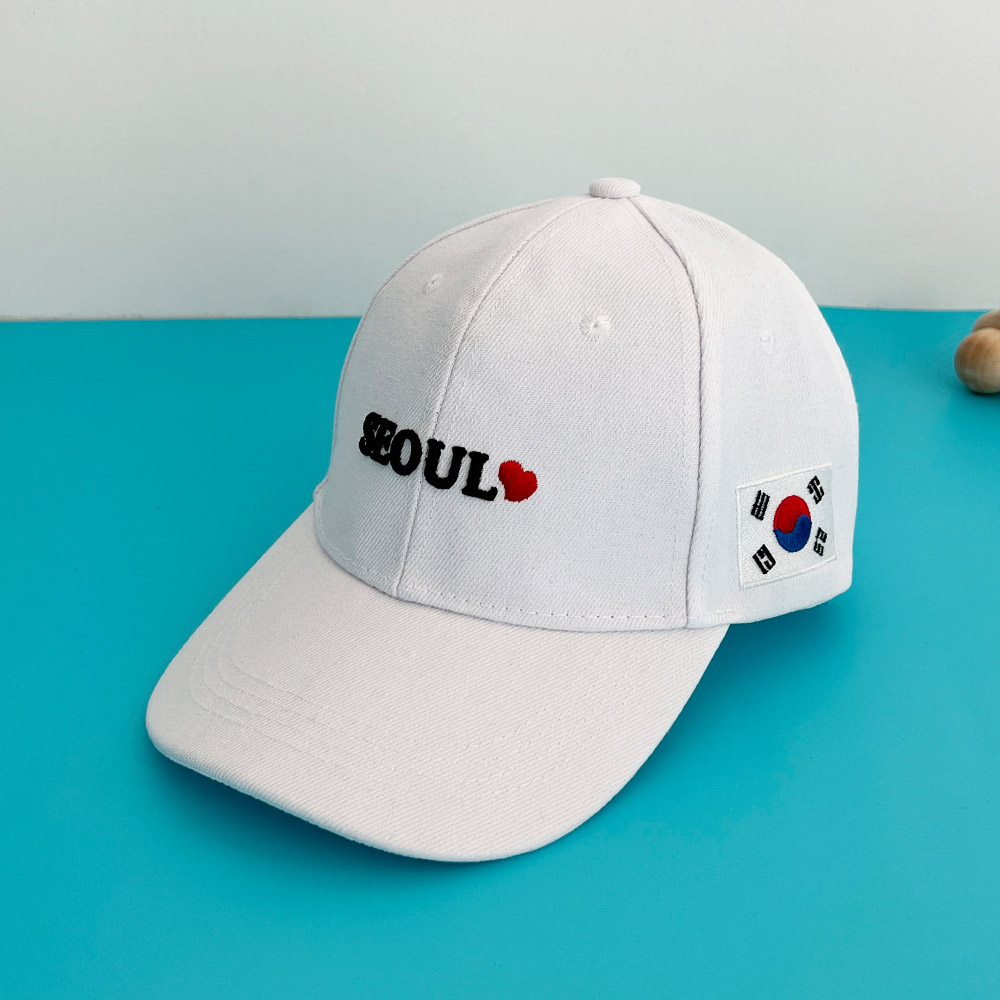 대한민국 SEOUL 레터링 로고 볼캡 야구 모자 남녀공용 이미지 7