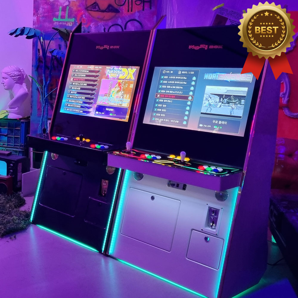 노리박스 신형FX 32+ 강화유리 아크릴튜닝 스탠드형 오락실게임기