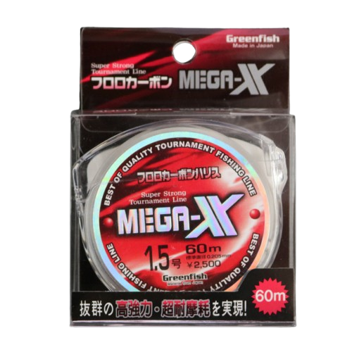 그린피쉬 메가엑스 MEGA-X 카본 목줄 60m 낚시줄 바다목줄 쇼크리더 감성돔 벵에돔 - 상세 이미지 2