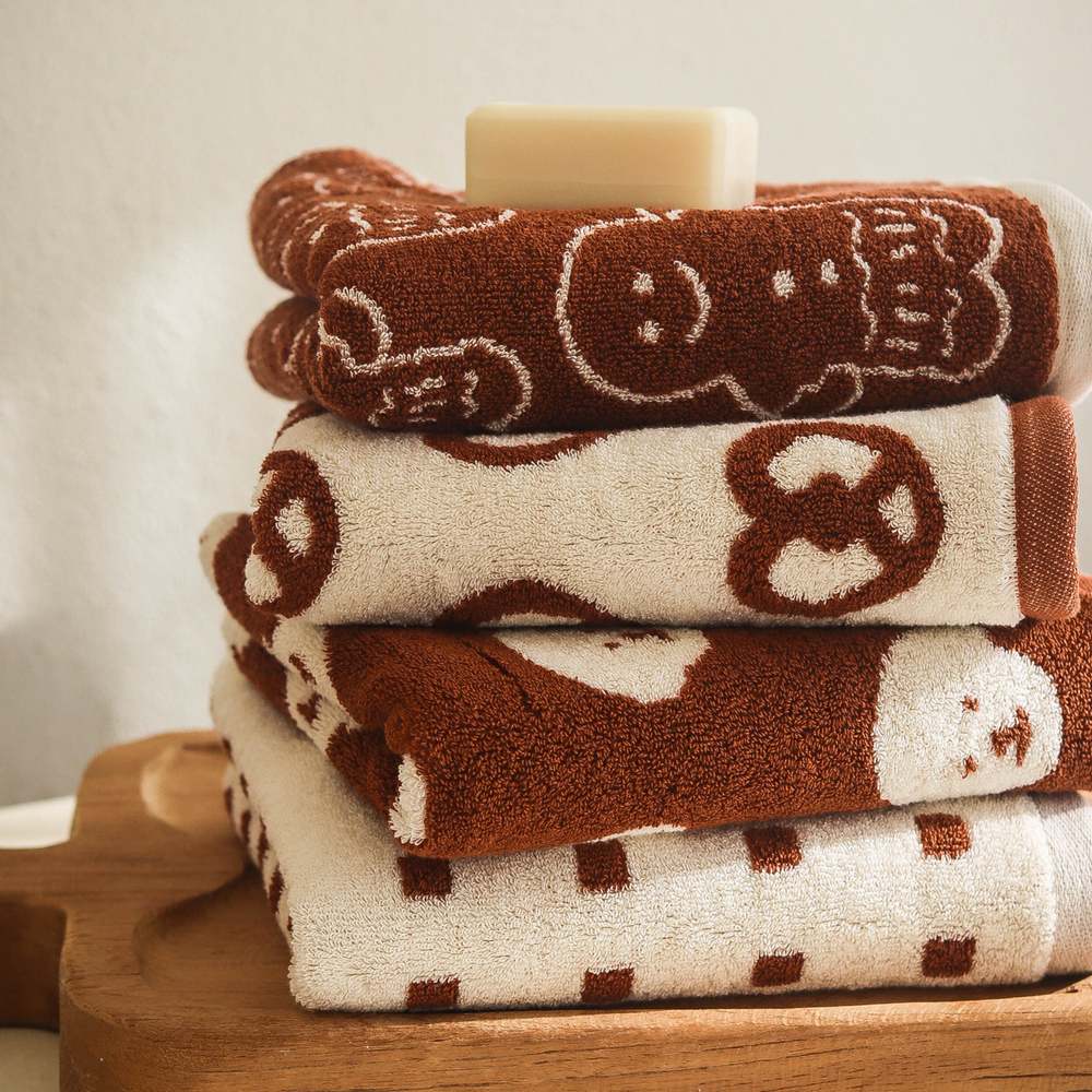 [1매]메종드코튼 브라우니 호텔타올 수건 선물세트 코마 40수 190g 데일리라이프스타일