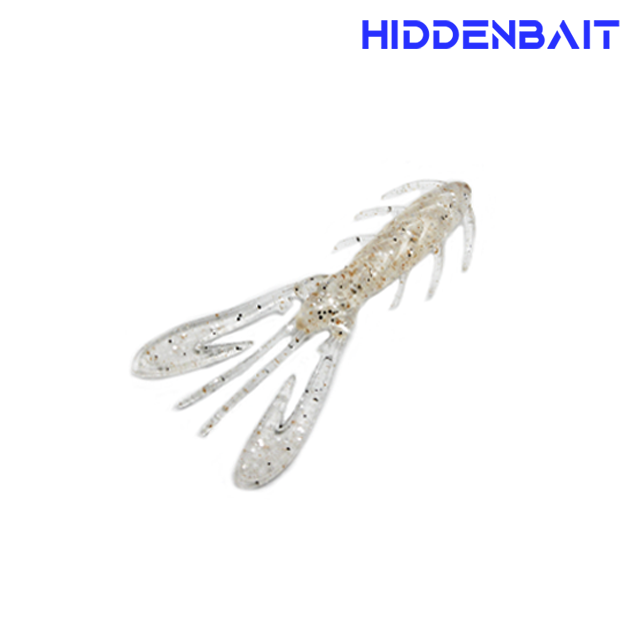 히든베이트 카론 볼락웜 볼락루어 호그웜 우럭 UV점발광 집어제 첨가 002 CLEAR RED, 5cm(2인치) - 상세 이미지 2