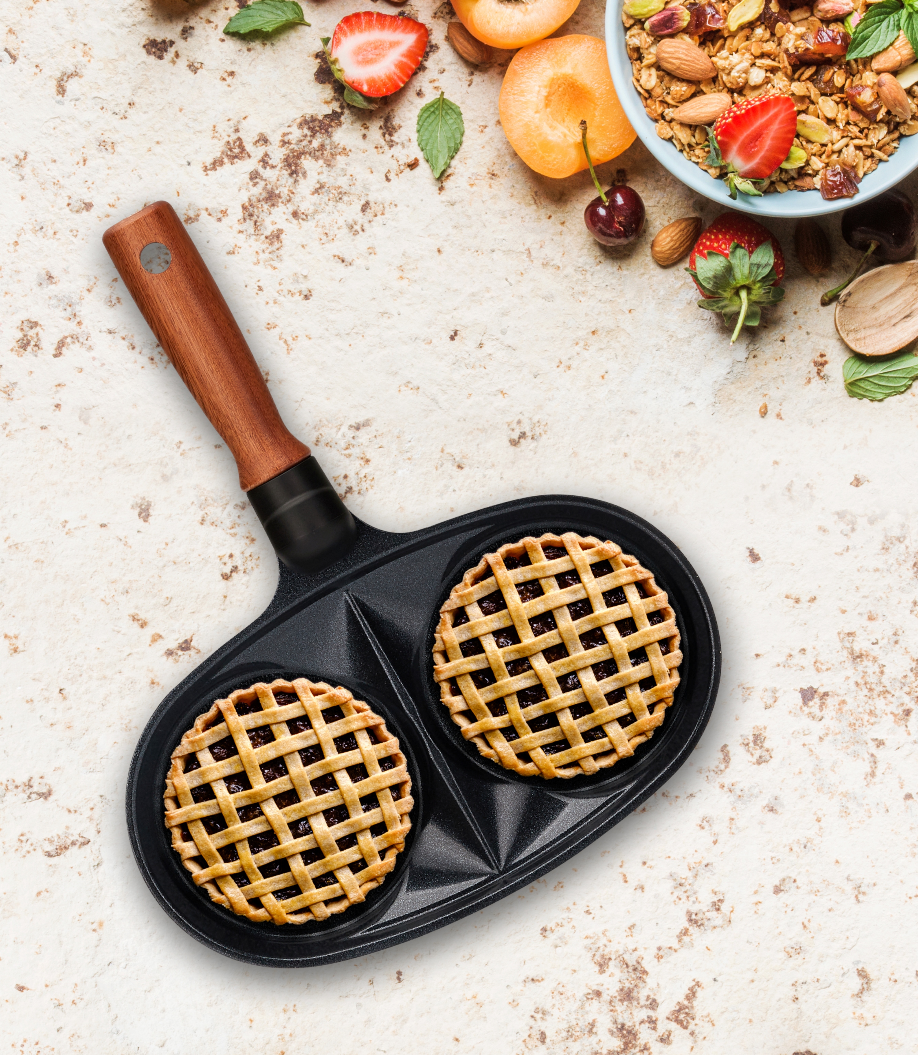 비자트 스피드 블랙 세라믹 코팅팬 계란후라이팬 국산 인덕션 미니 2구 에그팬