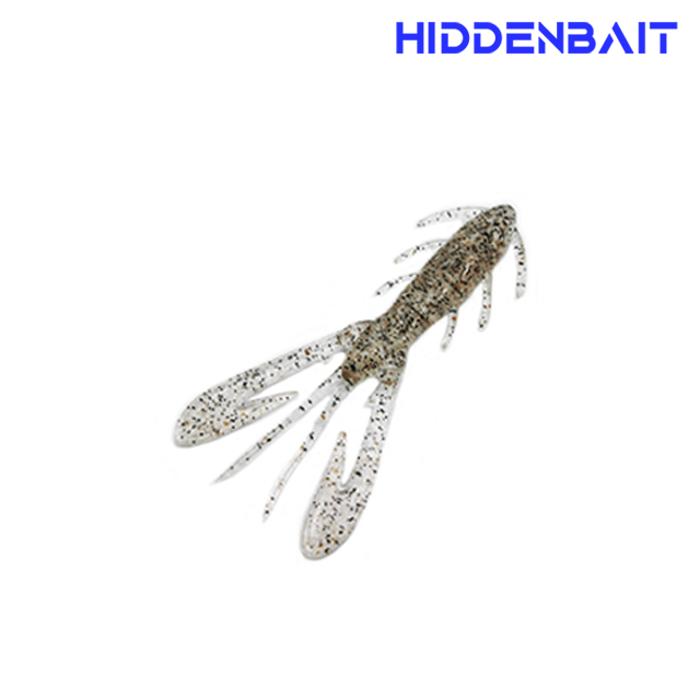 히든베이트 카론 볼락웜 볼락루어 호그웜 우럭 UV점발광 집어제 첨가 006 CLEAR BLACK, 5cm(2인치) - 메인 이미지