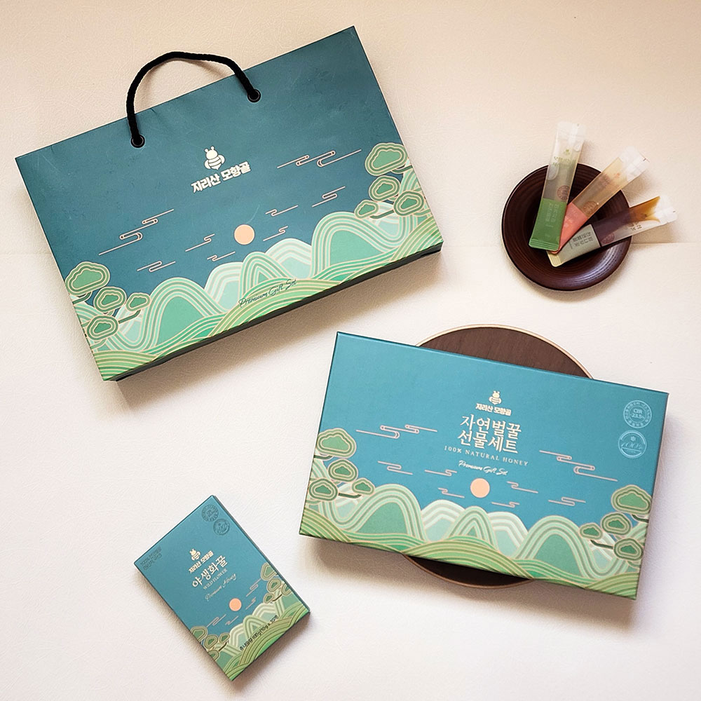 지리산모향골 자연 꿀스틱 선물세트 30포 아카시아 야생화 밤꿀 허니스틱 답례품