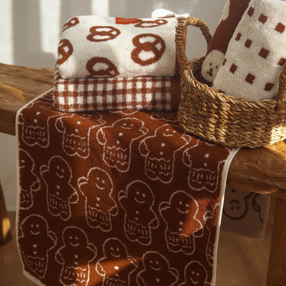 [1매]메종드코튼 브라우니 호텔타올 수건 선물세트 코마 40수 190g 데일리라이프스타일