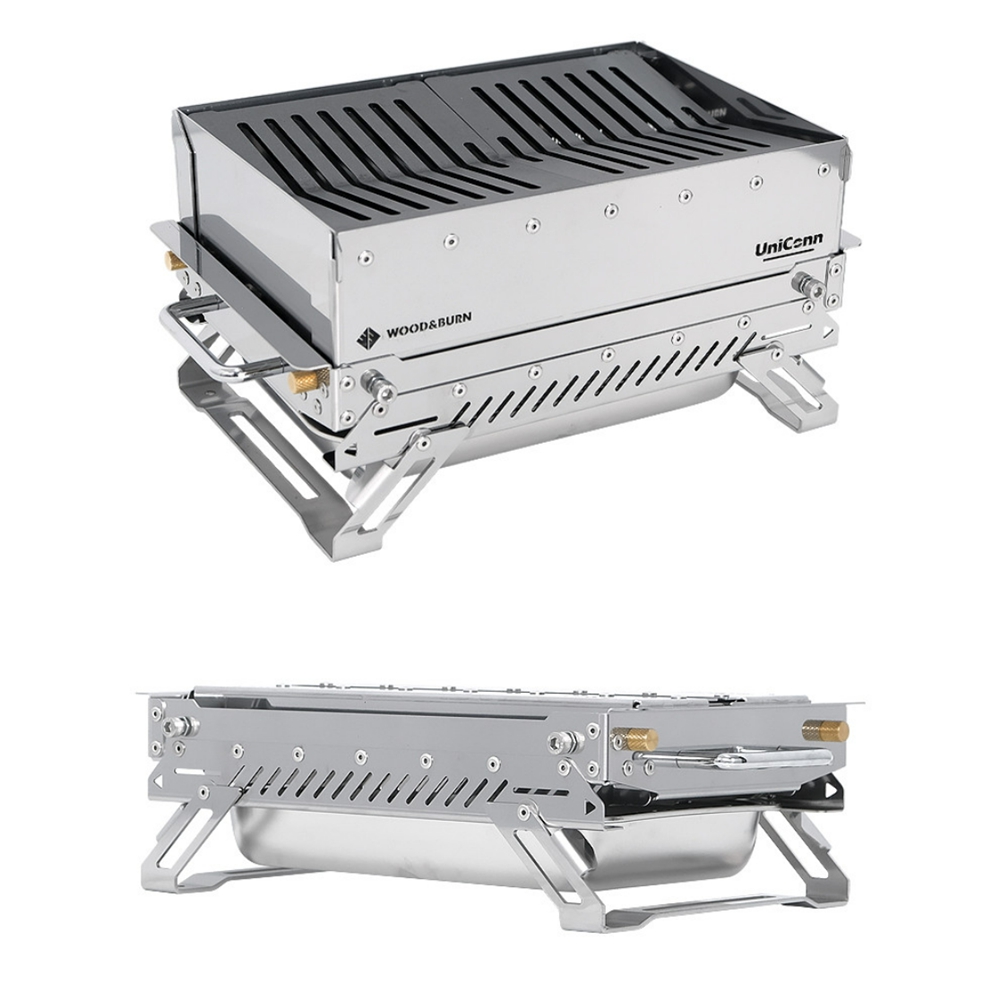 우드앤번 유니콘 파이어핏 M 캠핑 화로대 그릴 오븐 숯불 장작 불멍 휴대용 접이식 화롯대