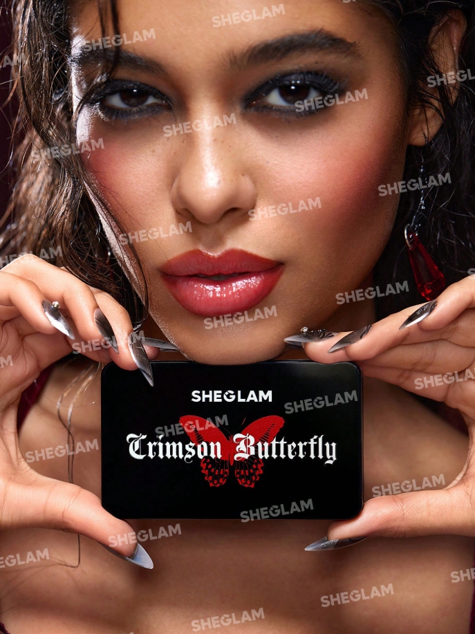 sheglam 쉬글램 립 팔레트 블랙립밤 레드 립글로스 팔레트 크림슨 버터플라이 - 상세 이미지 2