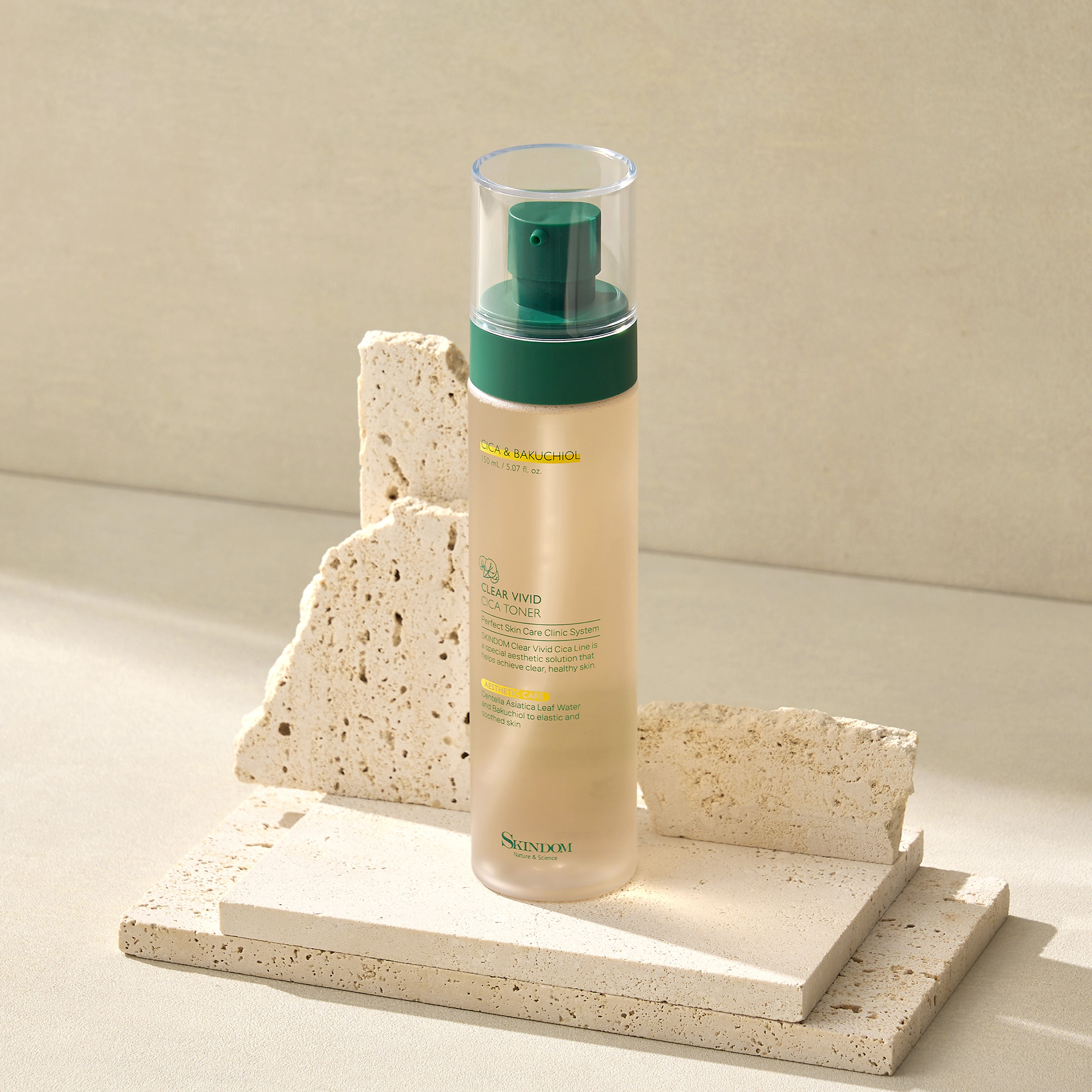 스킨덤 병풀 가득 긴급 진정 클리어 비비드 수분 시카 토너 150ml - 상세 이미지 5