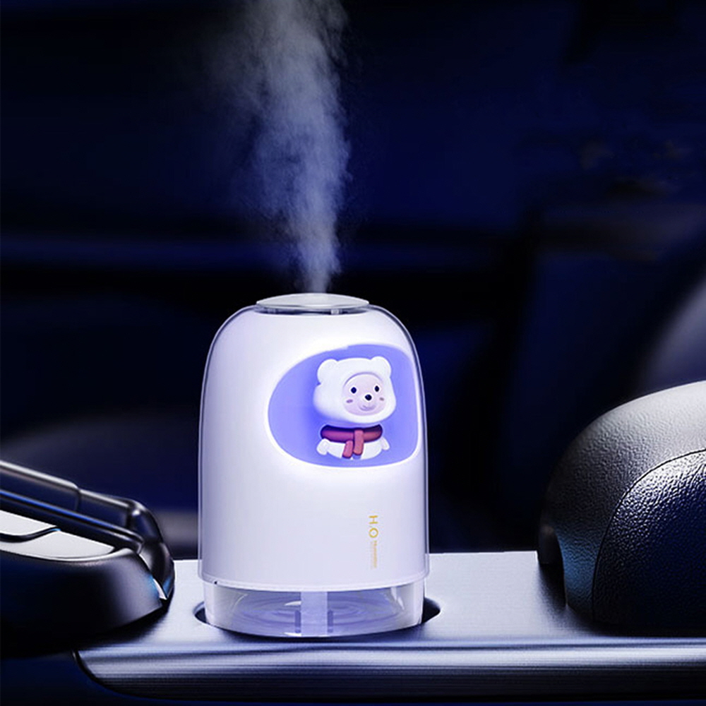 베러댄 차량용 미니가습기 USB 초음파식 7컬러 무드등 무소음 사무실 아기방 간편세척 - 상세 이미지 4