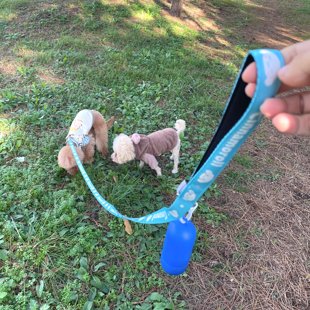 귀여운 강아지 하네스+리드줄 산책 세트 소형견 편안한 반려견 몸통 가슴줄 산리오 시나모롤