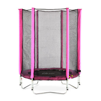 플럼 트램폴린 140cm 핑크 유아 아기 어린이 방방이 점핑 대형