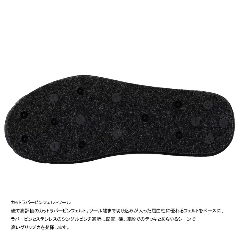 시마노 SHIMANO 24 갯바위화 컷 러버 핀펠트화 락슈즈 FS-021X 블루그레이 - 상세 이미지 4