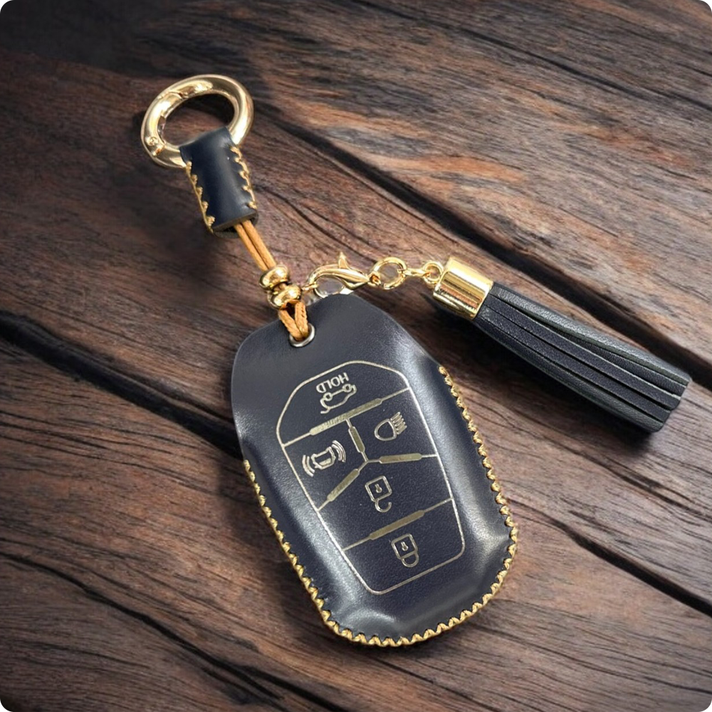 1+1 쌍용 KGM 차 키케이스 소 가죽 스마트 자동차 키홀더 SS 타입