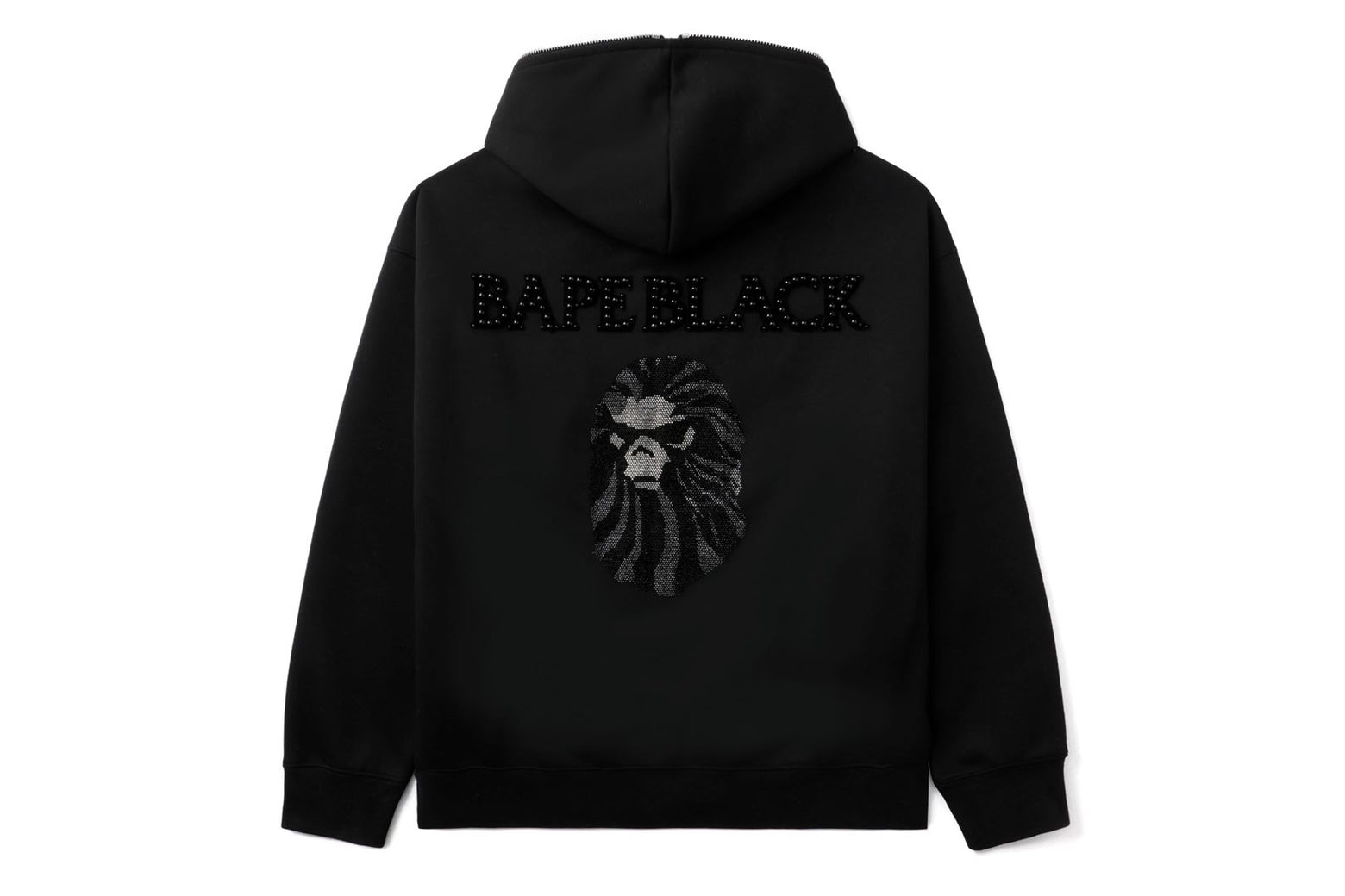 베이프 후드집업 BAPE BLACK CRYSTAL LOGO FULL ZIP HOODIE 1K70-115-315 - 상세 이미지 2