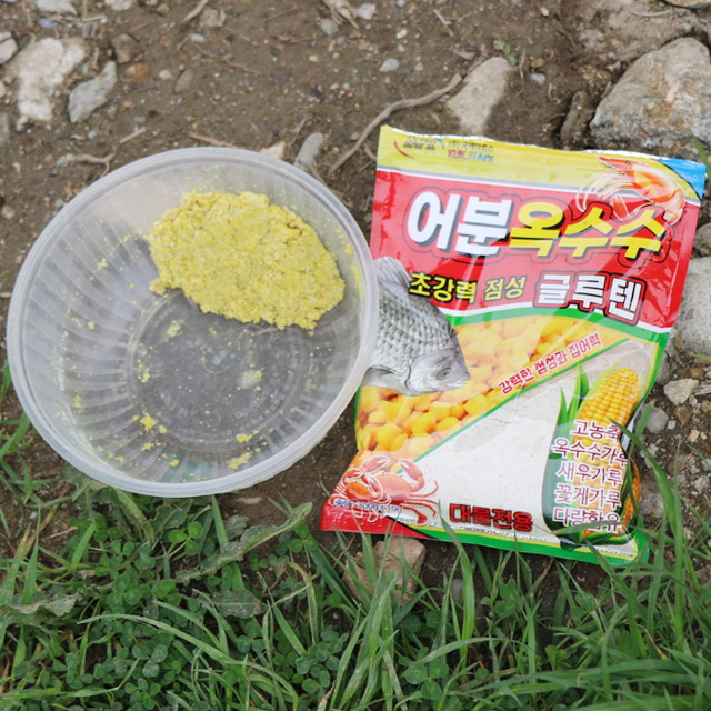 국제아르스 어분 옥수수 글루텐 대물전용 초강력 점성 민물 미끼 떡밥 - 상세 이미지 3
