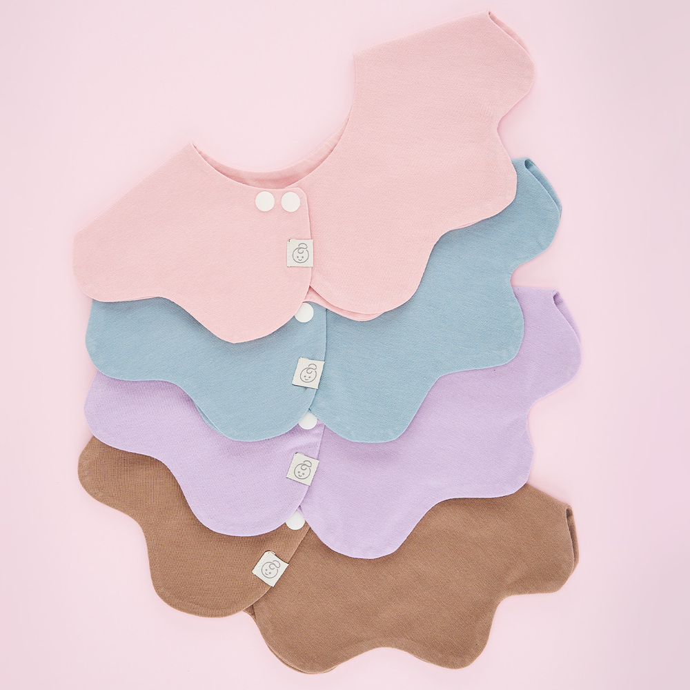 [선물포장]아가짱 시그니처 아기 롤링턱받이 침받이 4종 세트