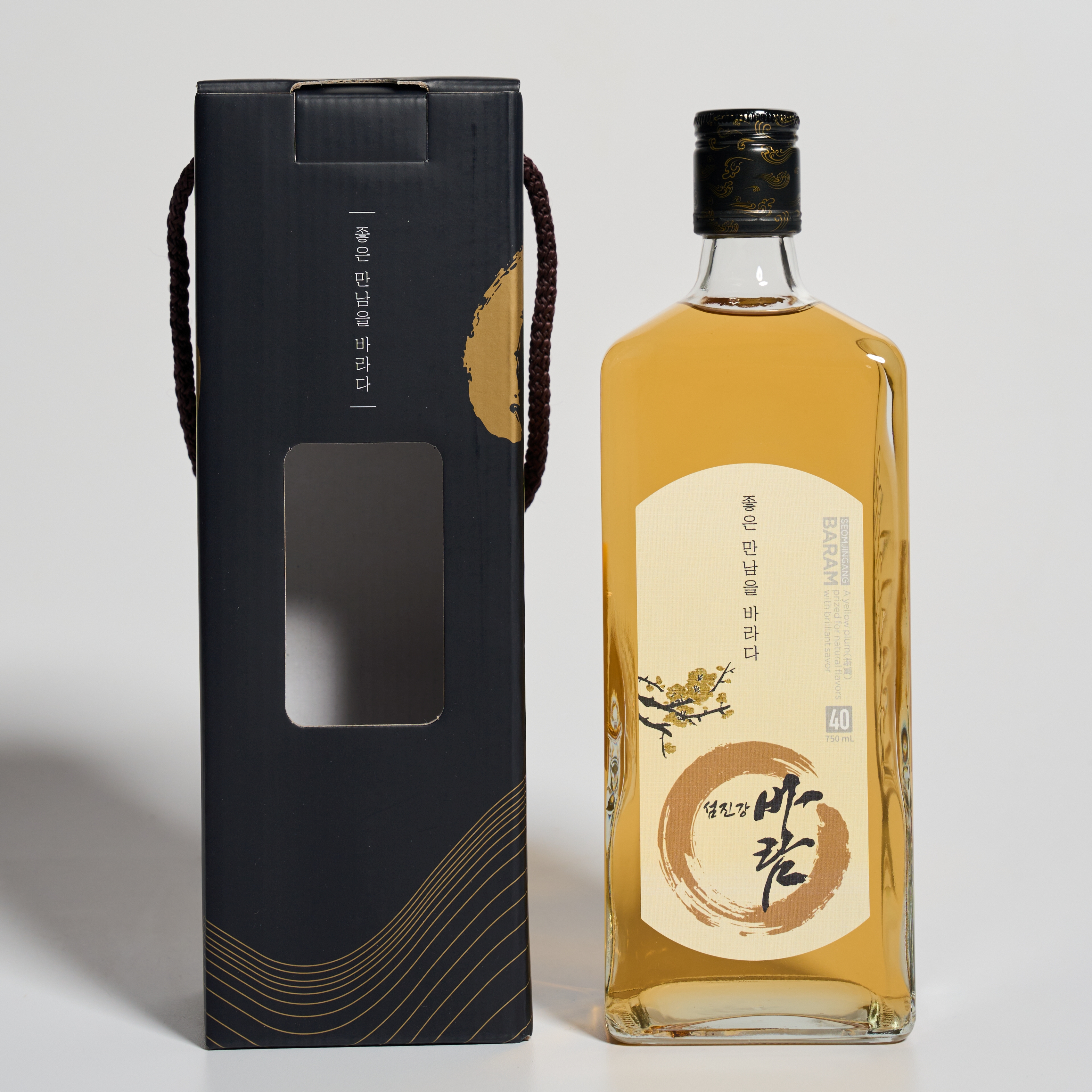 섬진강바람 오크 40도 750ml 매실증류주 브랜디 섬진강의봄 - 메인 이미지