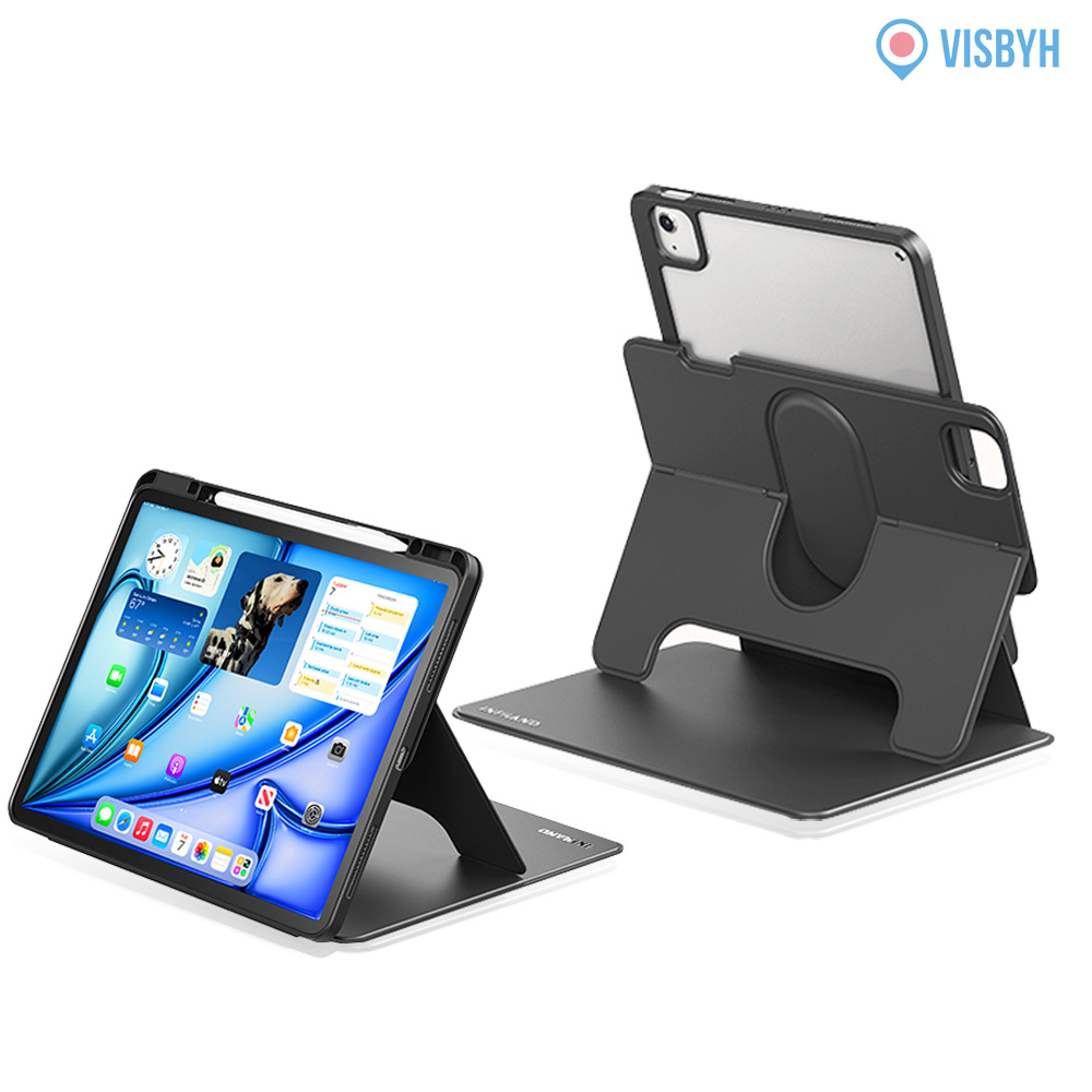 비스비 플렉스뷰 마그네틱 케이스/ 가로세로회전스탠딩/ 미드나잇 그린, 에어13 7세대 M3/6세대 M2 - 상세 이미지 2