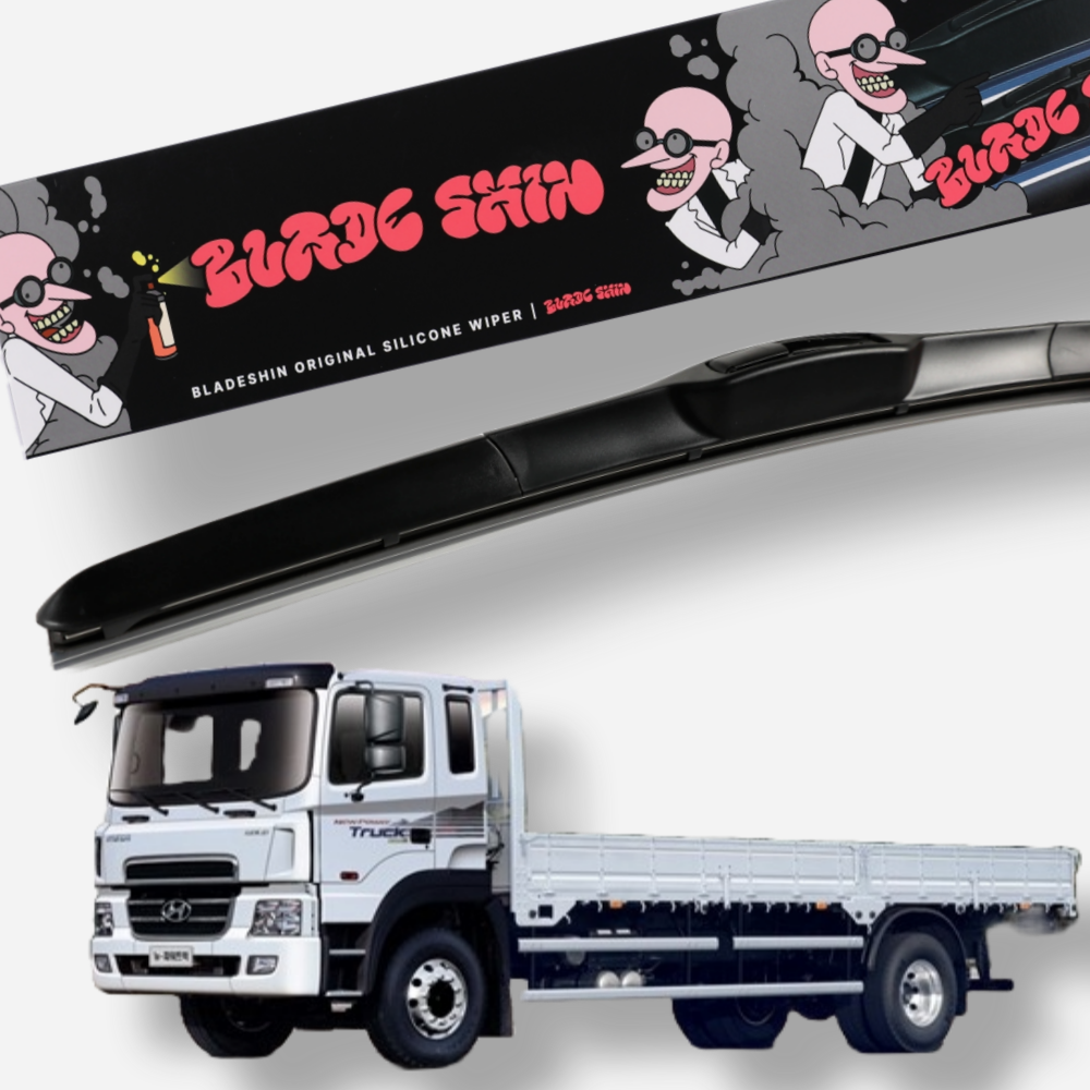 뉴파워트럭 발수코팅 실리콘 자동차 와이퍼 운전석 550mm - 메인 이미지