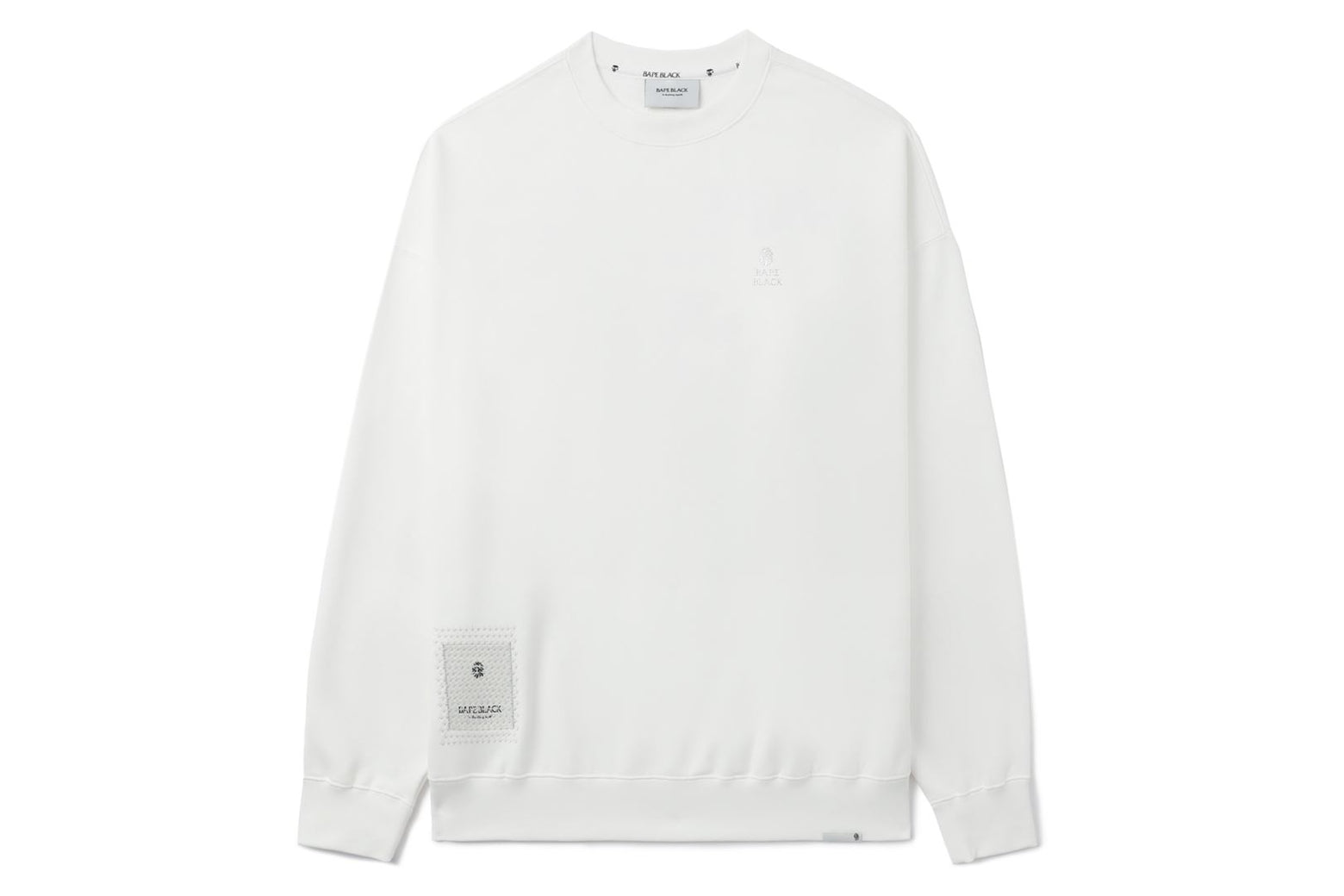 베이프 긴팔티 BAPE BLACK EMBROIDERY SWEATSHIRT 1K70-113-302 - 상세 이미지 3