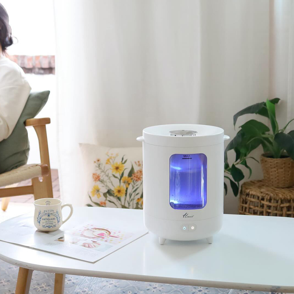 한일 물멍 이지필 유리 상부급수 신생아 아기 물멍 가열식 가습기