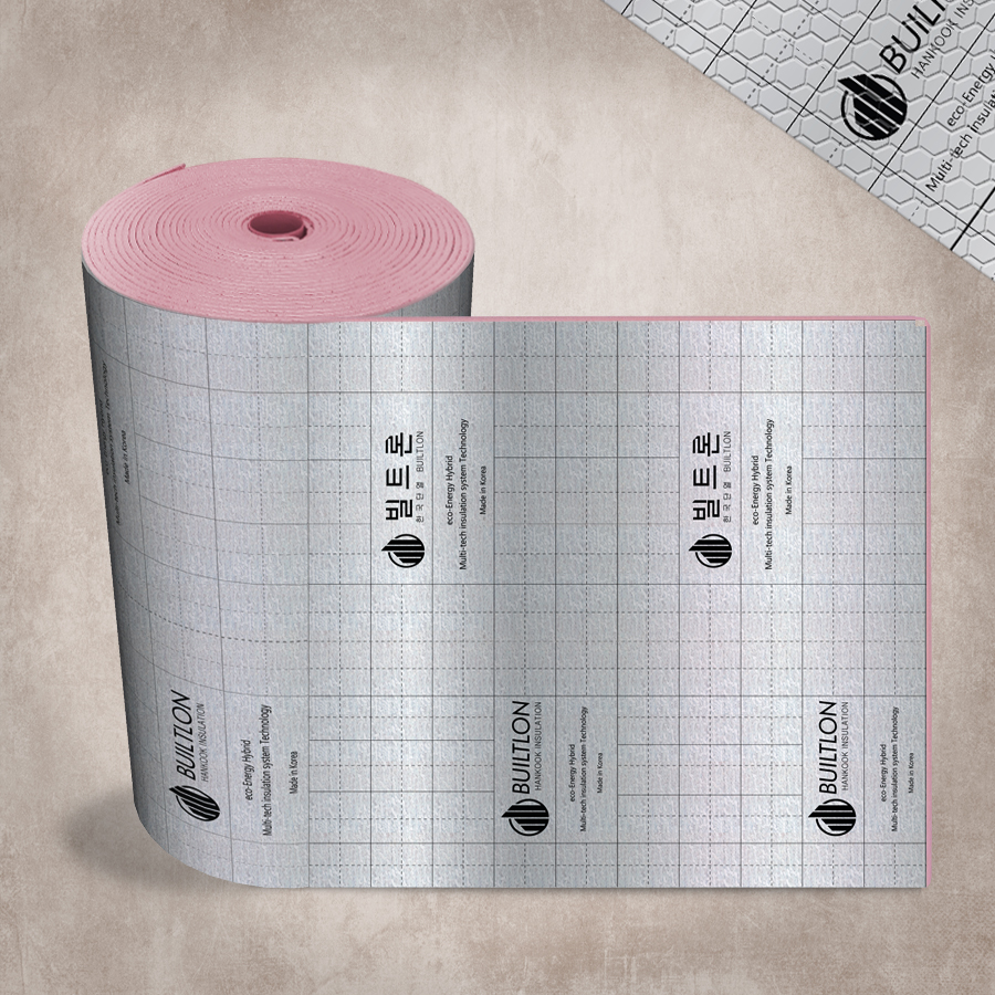 빌트론 열반사단열재 10T (폭1m x 길이25m/Roll 일반형 비접착) 온도리 보온재