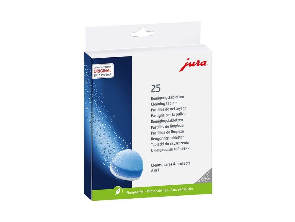 Jura 유라 커피머신 세척 석회제거제 25정 디스케일링 물때제거 - 상품 이미지