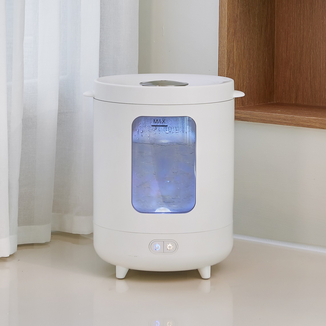한일 물멍 이지필 유리 상부급수 신생아 아기 물멍 가열식 가습기
