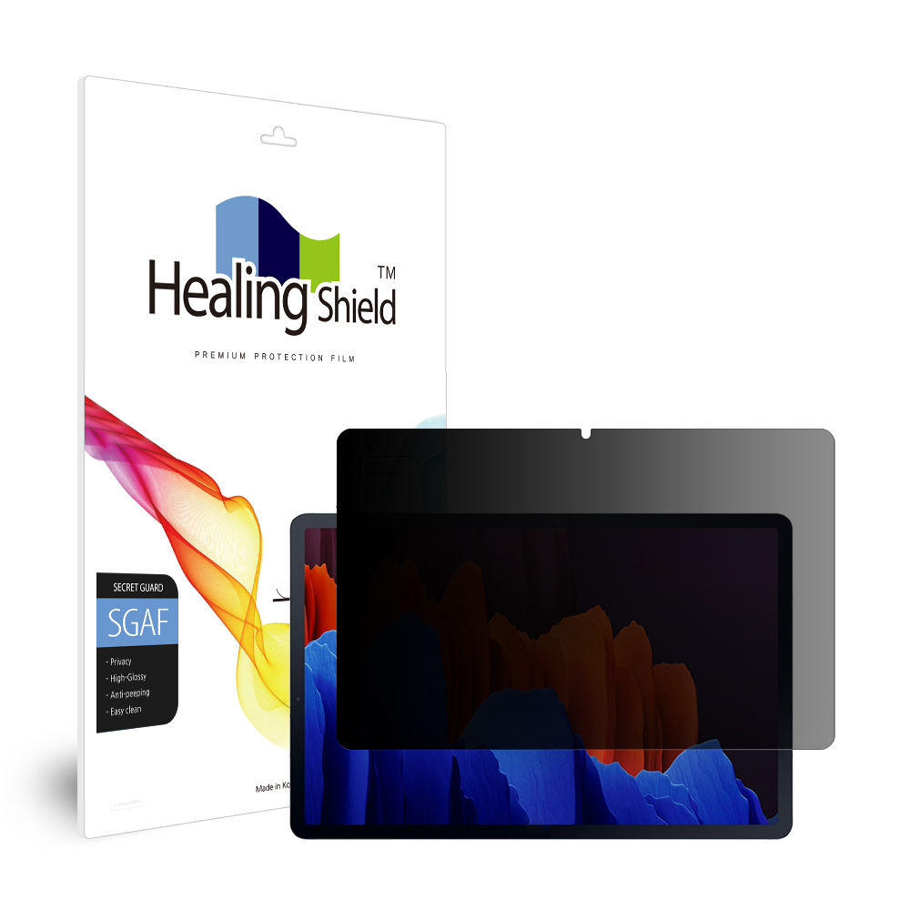 갤럭시탭 프라이버시 사생활 보호 액정보호필름 갤럭시 탭 S7+, 1매입 - 상품 이미지