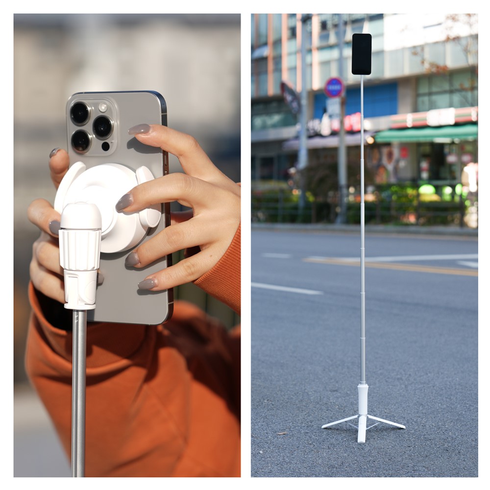 맥세이프 삼각대 셀카봉 1.5m 대형 핸드폰 셀카봉 맥피포드 프로