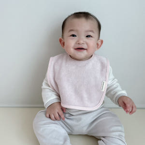 바니블라썸 턱받이 아기 빅라운드테리 테리빕 유아 턱받이 두겹 페일블루 국... 솔직 후기 | 실사용자 리뷰 분석 - 상품 이미지 3