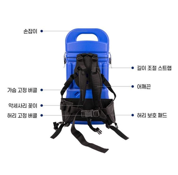경서글로텍 배낭형 멜빵형 청소기 포진백 먼지봉투 이미지 7