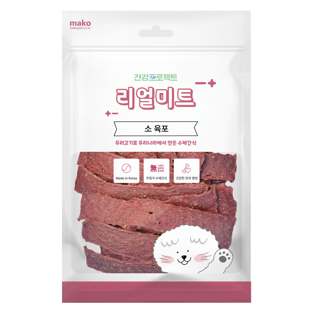 리얼미트 소 육포, 400g, 1개 - 상품 이미지