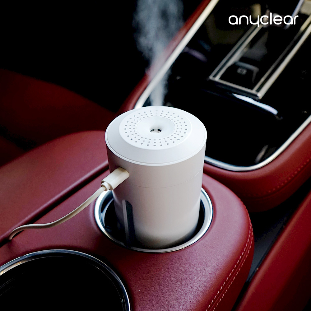 애니클리어 휴대용 텀블러 미니 USB 초음파 차량용컵홀더 가습기 간편세척 PDB-HM20