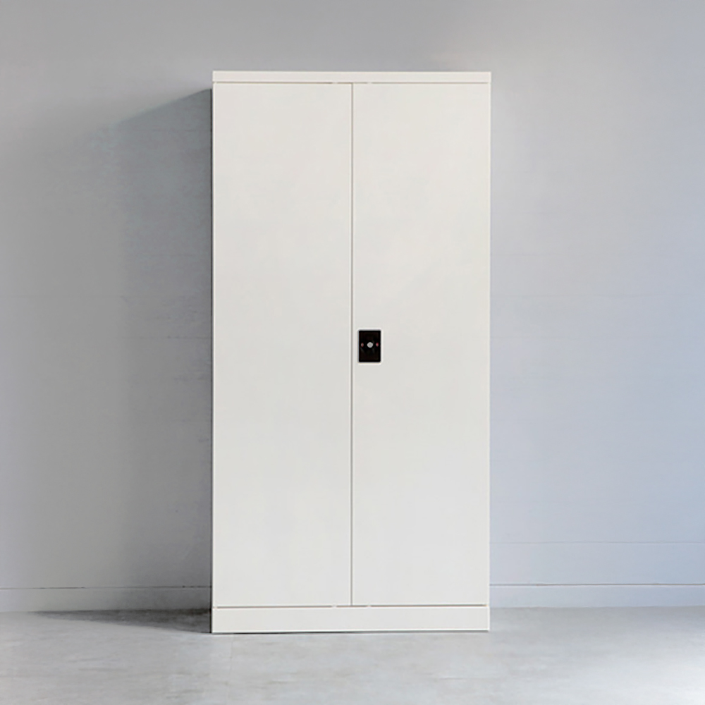 [철제] STALON 캐비넷 2문 락커 9101830 4단, 라이트그레이 8367.9416