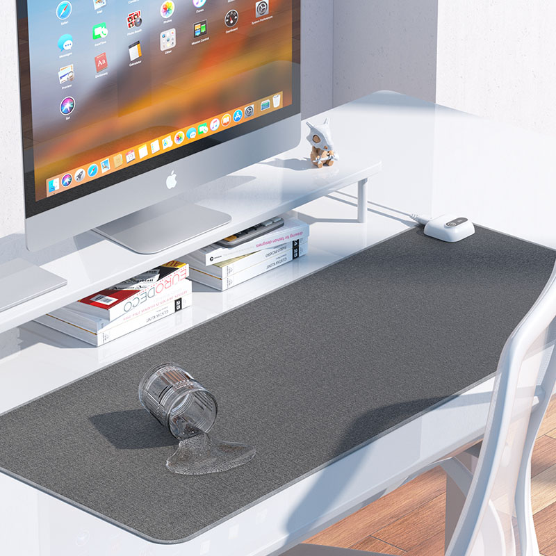 TOB-300 온열마우스패드 온열데스크매트 장패드 수족냉증 히터존 60X36 cm