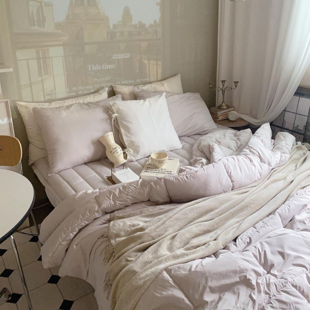 필굿 차렵이불 알러지케어 따뜻한 겨울발열 먼지없는 이불 단품 SS