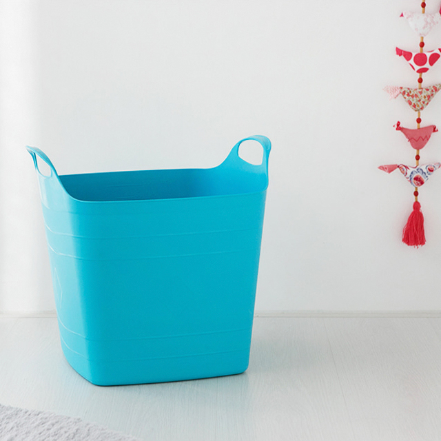 BLICA 수납박스 25L 1칸, 라이트블루 9551.7247, 1개