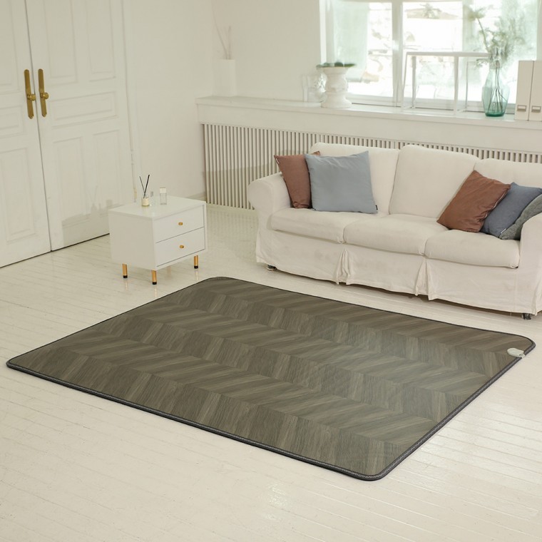 한일의료기 전기장판 차콜 17mm 소형 무자계 거실전기매트 온열매트