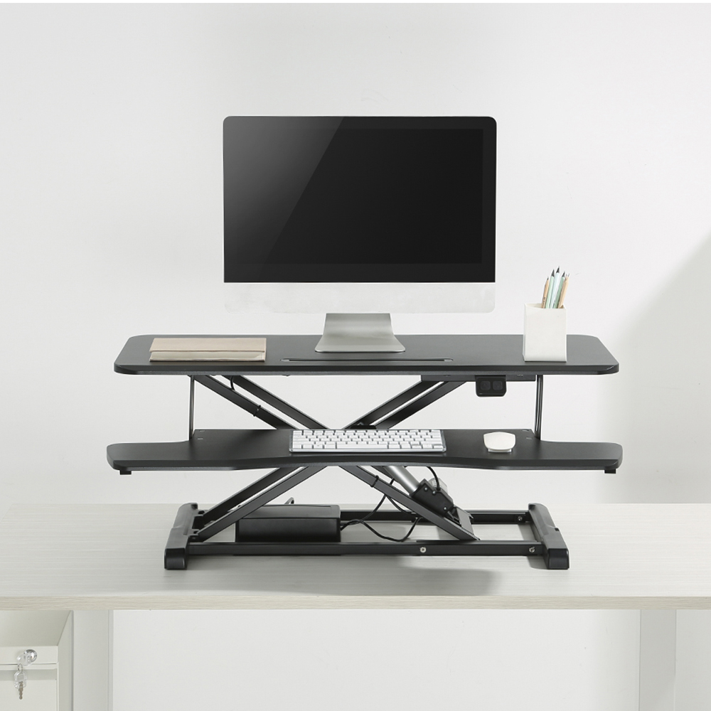 루나랩 높이조절 스탠딩 책상 높낮이조절 전동형 모션데스크 전동 블랙 950