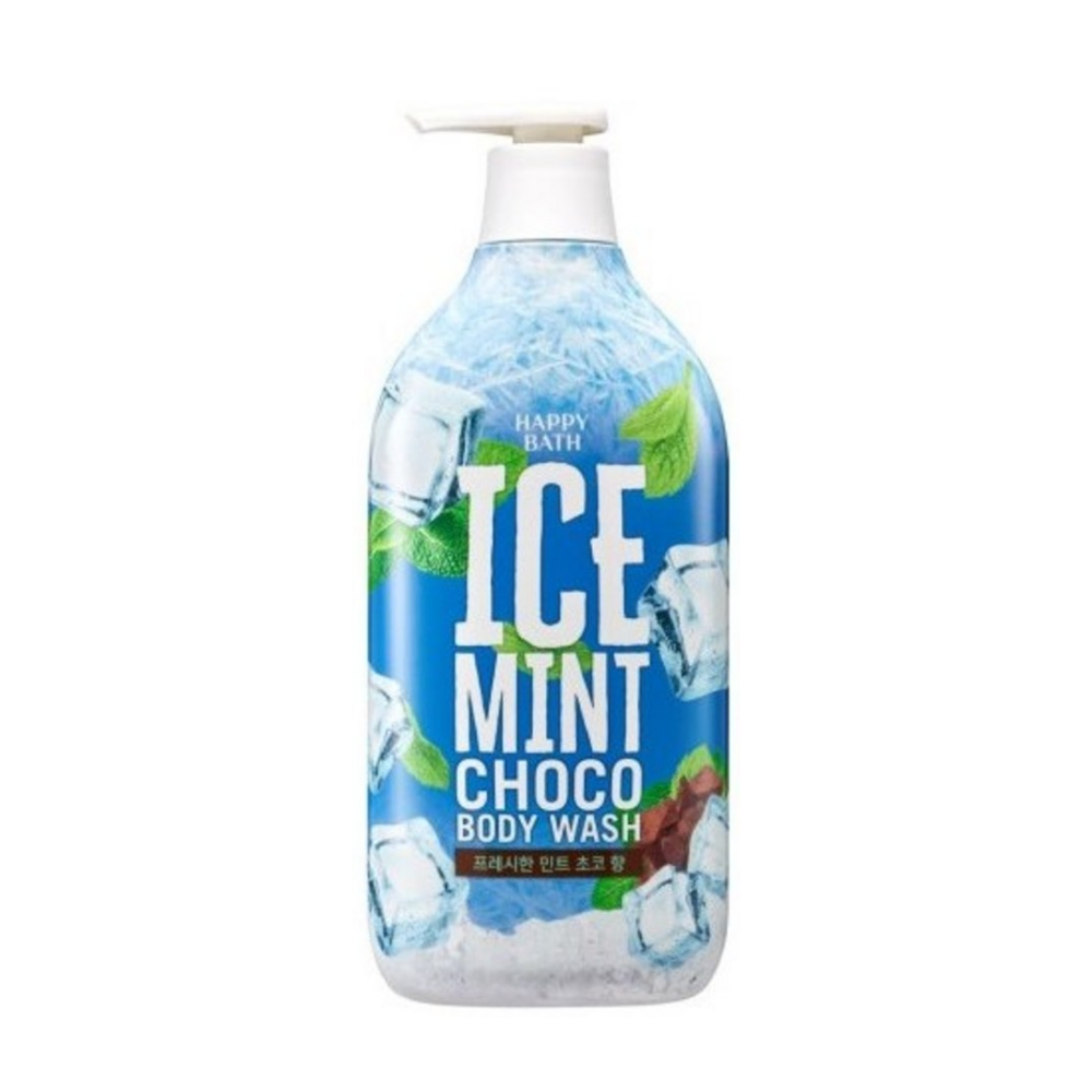 해피바스 아이스 민트 초코 바디워시 900ml 쿨링 진정 - 상품 이미지