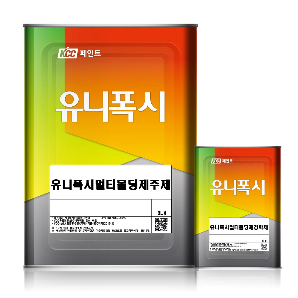 KCC 유니폭시 멀티몰딩제 3L 인테리어 바닥용 보수 및 콩자갈 충진재 - 메인 이미지