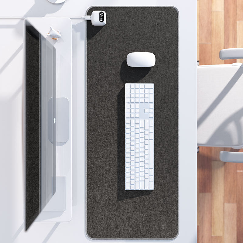 TOB-300 온열마우스패드 온열데스크매트 장패드 수족냉증 히터존 60X36 cm