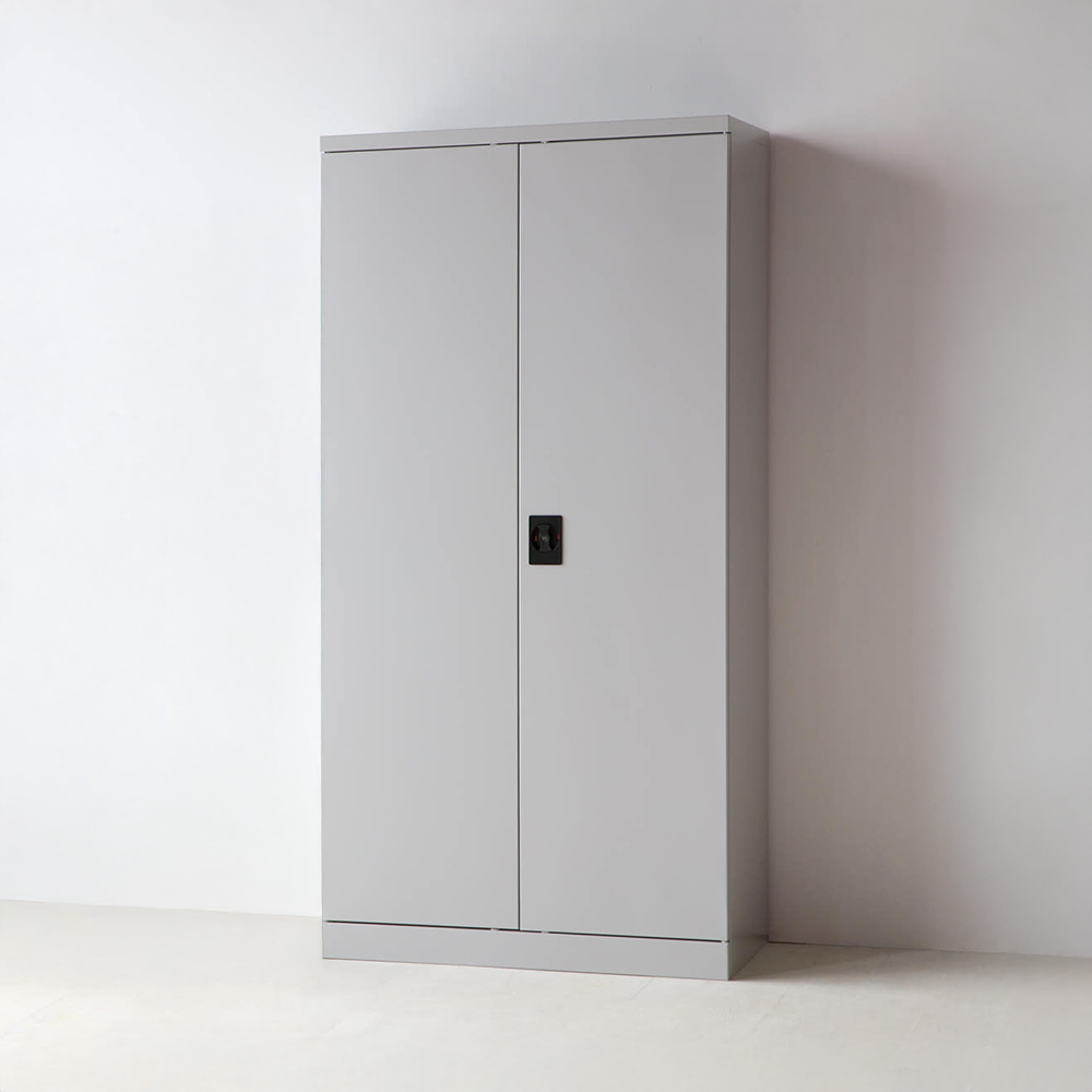 [철제] STALON 캐비넷 2문 락커 9101830 4단, 라이트그레이 8367.9416