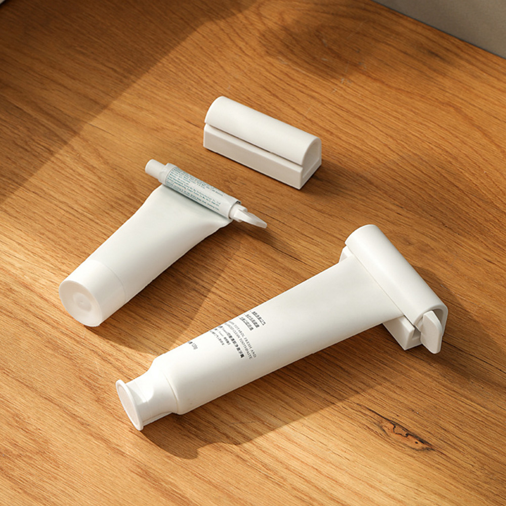 [단독] 1+1 탈부착 자석 치약걸이 튜브링거 태엽식 무타공 치약 정리 디스펜서 거치대