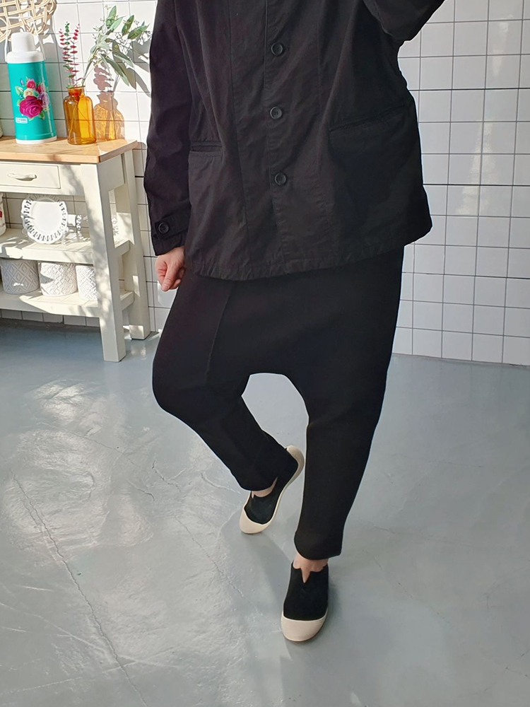 절개 망고땡 배기바지 기모버전 - 상품 이미지