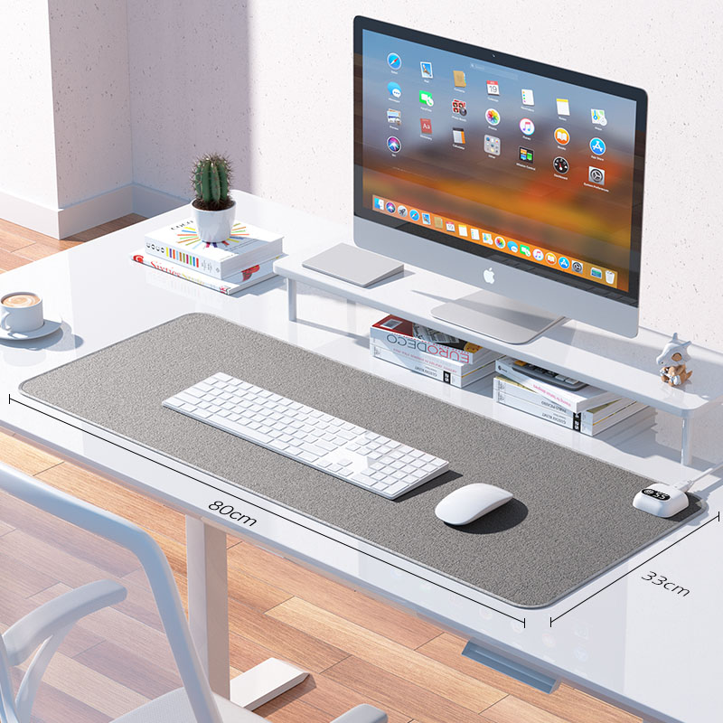 TOB-300 온열마우스패드 온열데스크매트 장패드 수족냉증 히터존 60X36 cm